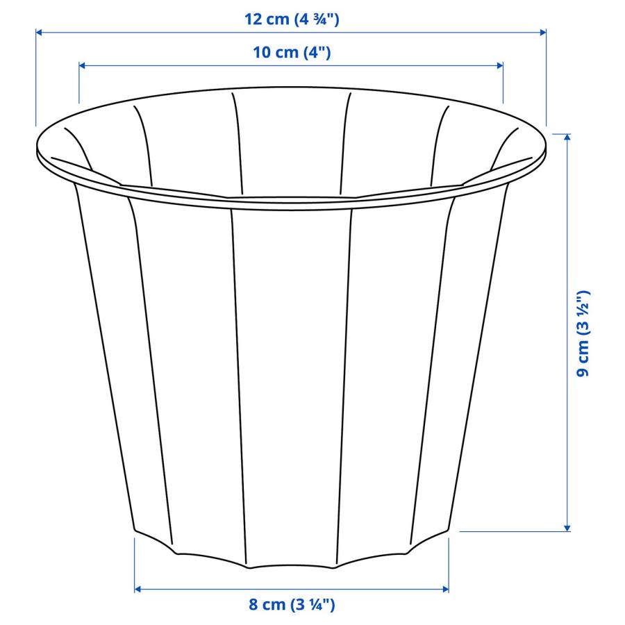 [IKEA/イケア/通販]BUSKVERK ブスクヴェルク 鉢カバー, 室内/屋外用 グレー, 9 cm[A](70544456) |  | 04