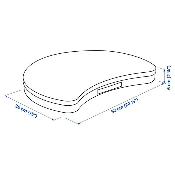 [IKEA/イケア/通販]OJULF オーユルフラップトップサポート, ダークグレー,52x38 cm[D](70556326) |  | 06