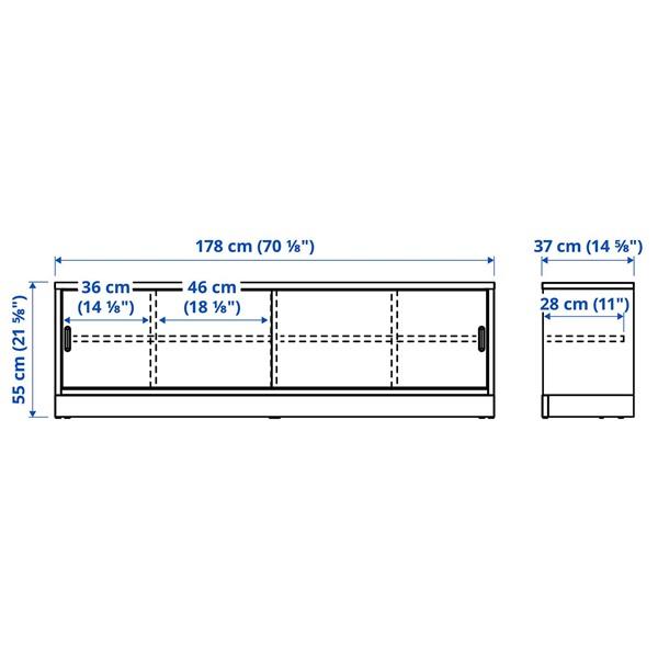 [IKEA/イケア/通販]TONSTAD トンスタードテレビ台, ブラウン ステインオーク材突き板,178x37x55 cm[JK](70557180) |  | 04