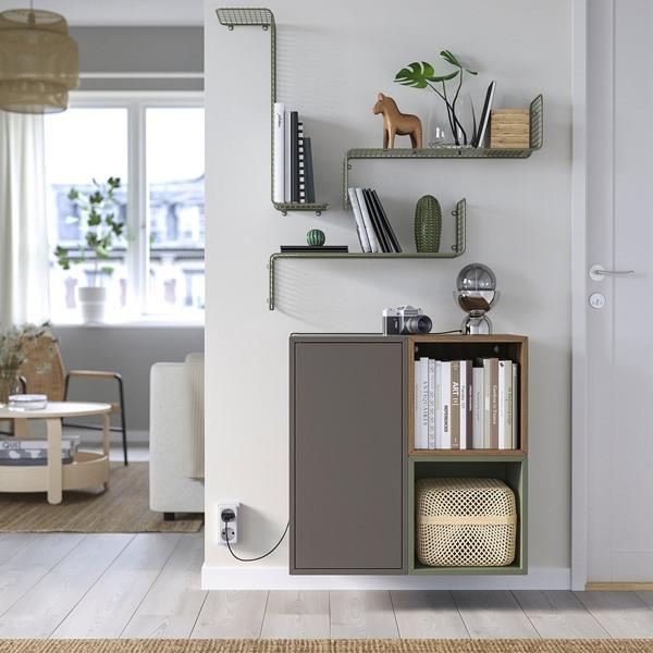 [IKEA/イケア/通販]SVENSHULT スヴェンスフルトウォールシェルフ, グレーグリーン,60x20 cm[D](70557260) |  | 01