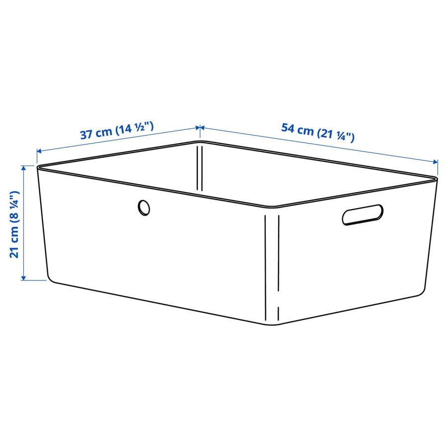 [IKEA/イケア/通販]KUGGIS クッギス ボックス, ホワイト, 37x54x21 cm[D](70568522) |  | 10