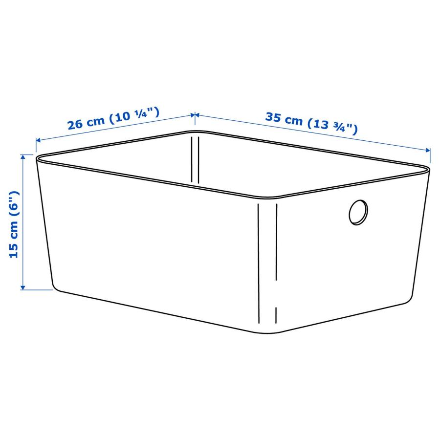 [IKEA/イケア/通販]KUGGIS クッギス ボックス, ホワイト, 26x35x15 cm[C](70568536) |  | 09