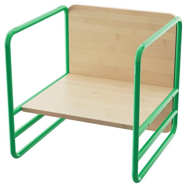 [IKEA/イケア/通販]SMASKRAKE スモースクラケテーブルにもなる子ども用チェア, グリーン[C](70569748) | 