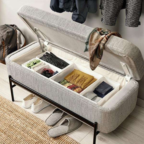 [IKEA/イケア/通販]VALTORP ヴァルトルプベンチ, 収納付き/ヴィーアルプ ベージュ/ブラウン,103 cm[H](70572784) |  | 05