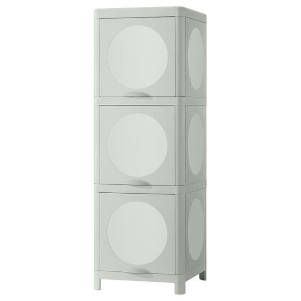 [IKEA/イケア/通販]IVOSJON イヴォーショーンキャビネット 扉付, グリーン,33x34x99 cm[C](70573175) | 