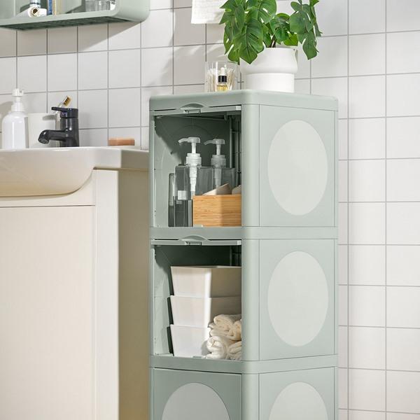 [IKEA/イケア/通販]IVOSJON イヴォーショーンキャビネット 扉付, グリーン,33x34x99 cm[C](70573175) |  | 02