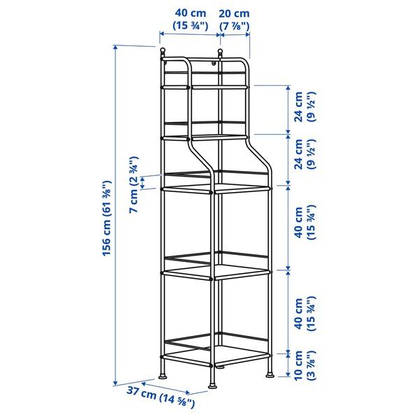 [IKEA/イケア/通販]FROSJON フローショーンシェルフユニット, ブラック,40x156 cm[I](70574919) |  | 06