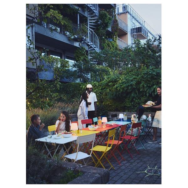 [IKEA/イケア/通販]SUNDSO スンドソー折りたたみチェア, オフホワイト 屋外用[E](70575886) |  | 01