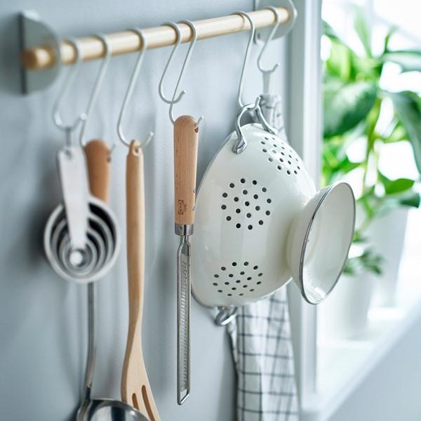 [IKEA/イケア/通販]VARDAGEN ヴァルダーゲンゼスター 取っ手付き, ステンレススチール/ビーチ,33 cm[A](70581482) |  | 07