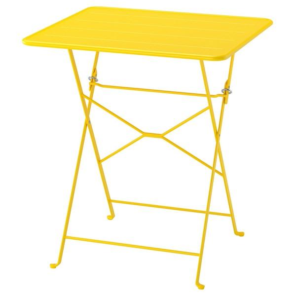 [IKEA/イケア/通販]SUNDSO スンドソーテーブル, ブライトイエロー 屋外用,65x65 cm[G](70582580) | 