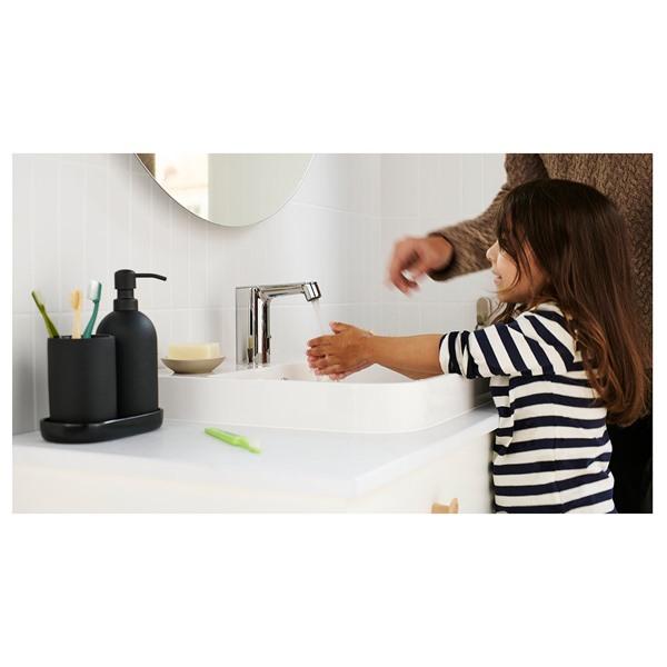 [IKEA/イケア/通販]GANSJON ガンショーンバスルームセット 3点, ブラック[A](70587040) |  | 09