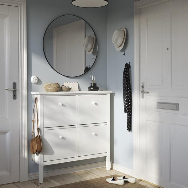 [IKEA/イケア/通販]GULLABERG グラベリシューズボックス2段×2, ホワイト,105x22x107 cm[G](70587709) |  | 01