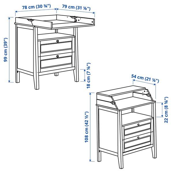 [IKEA/イケア/通販]SUNDVIK スンドヴィークおむつ替え台/チェスト, ホワイト[FE](70591301) |  | 01