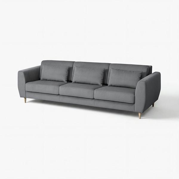[IKEA/イケア/通販]SLATORP スラトルプ3人掛けソファ, ハーケボ ダークグレー[LL](70594385) | 