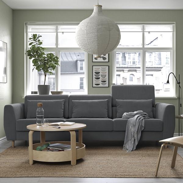 [IKEA/イケア/通販]SLATORP スラトルプ3人掛けソファ, ハーケボ ダークグレー[LL](70594385) |  | 01