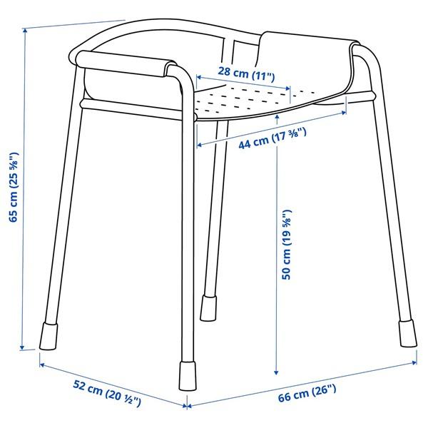 [IKEA/イケア/通販]BASINGEN ベーシンゲンシャワーチェア, チャコール[HD](70595969) |  | 06