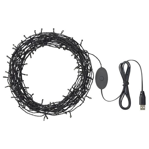 [IKEA/イケア/通販]STRALA ストローラLEDライトチェーン 全200球, ブラック[A](70599057) | 