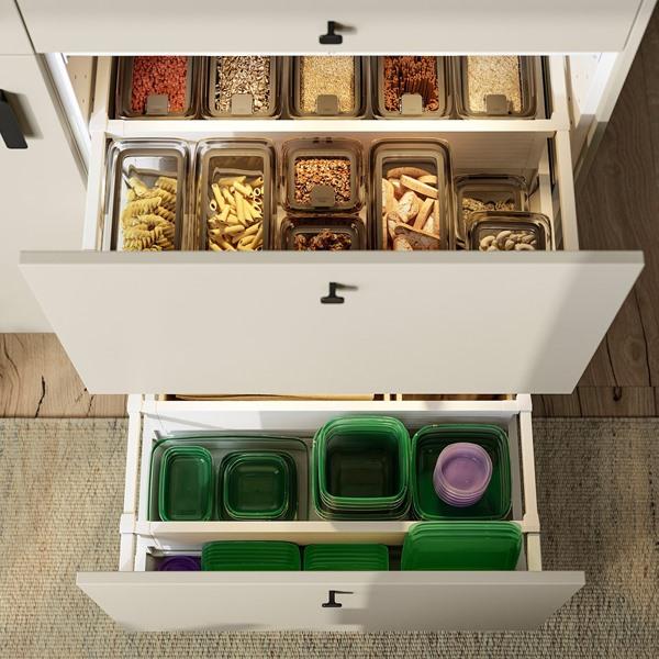 [IKEA/イケア/通販]KORALLVIPPA コラルヴィッパ乾燥食品用容器 ふた付き 6個セット, 透明[B](70599415) |  | 05