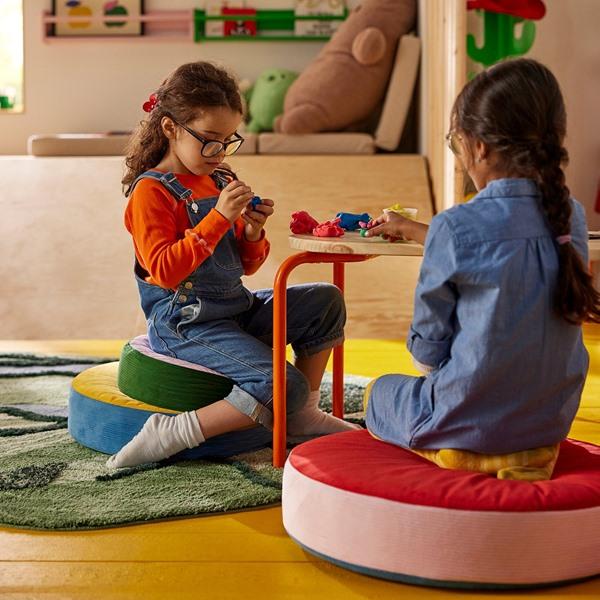 [IKEA/イケア/通販]GREJSIMOJS グレイシモイスフロアクッション 3点セット, 積み重ね可能/マルチカラー[F](70602012) |  | 03