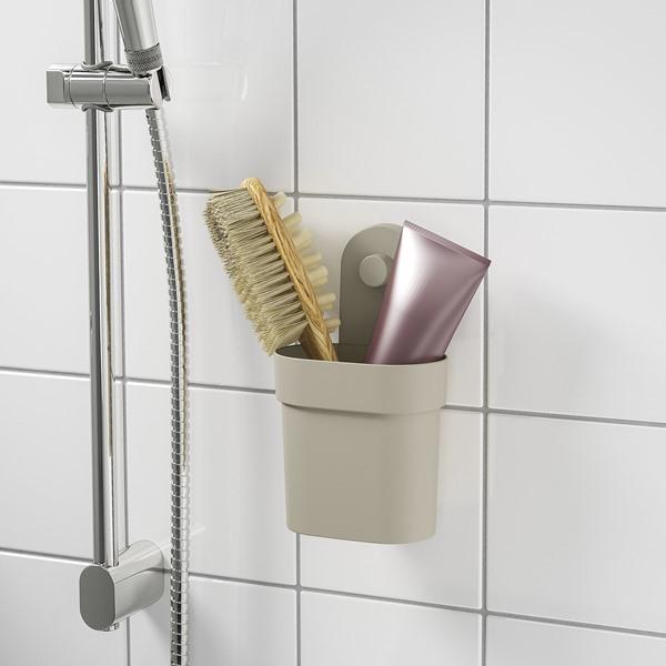 [IKEA/イケア/通販]OBONAS オボーネス小物入れ 吸盤付き, グレーベージュ[A](70606091) |  | 01