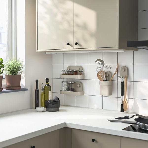 [IKEA/イケア/通販]OBONAS オボーネス小物入れ 吸盤付き, グレーベージュ[A](70606091) |  | 03
