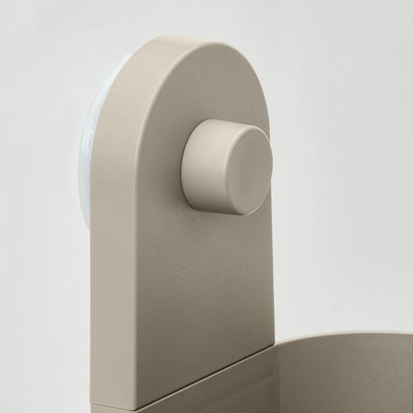 [IKEA/イケア/通販]OBONAS オボーネス小物入れ 吸盤付き, グレーベージュ[A](70606091) |  | 05