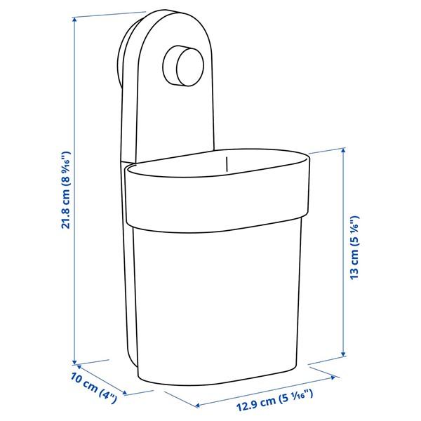 [IKEA/イケア/通販]OBONAS オボーネス小物入れ 吸盤付き, グレーベージュ[A](70606091) |  | 06