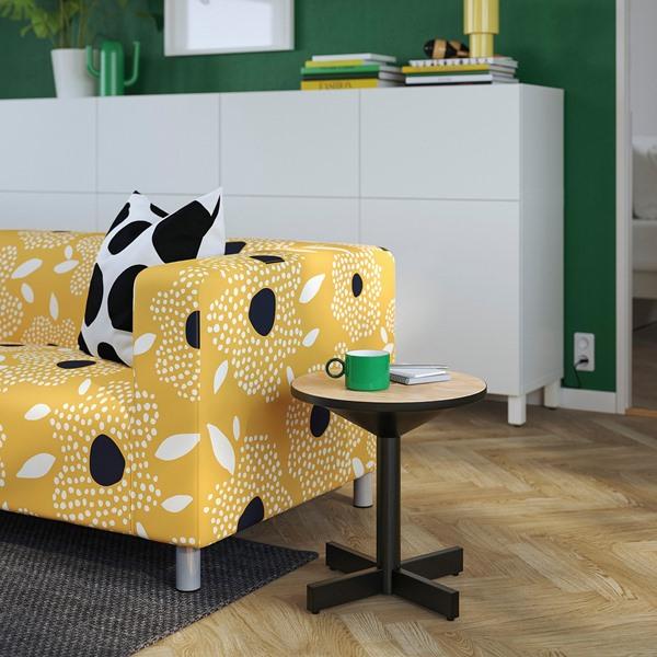 [IKEA/イケア/通販]GRIMSARBO グリムサルボサイドテーブル, パイン材合板/ブラック[D](70606166) |  | 03