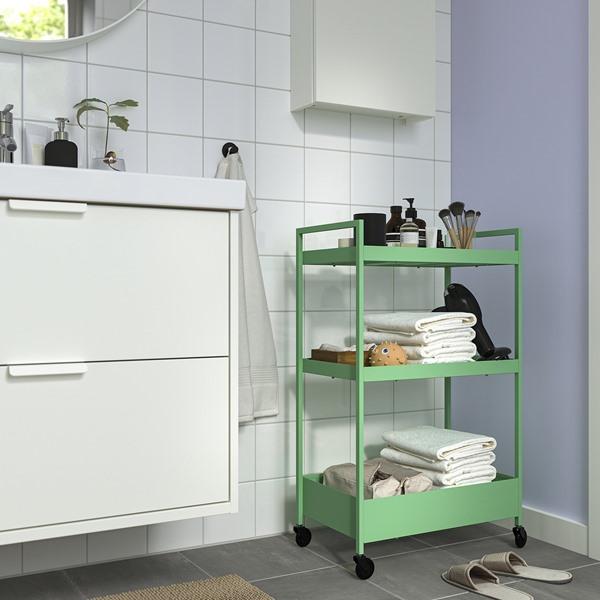 [IKEA/イケア/通販]NISSAFORS ニッサフォースワゴン, ライトグリーン,50.5x30x83 cm[D](70606816) |  | 02