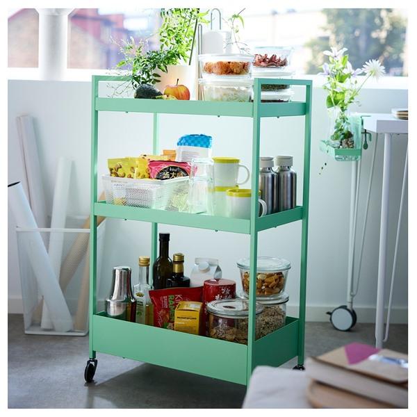 [IKEA/イケア/通販]NISSAFORS ニッサフォースワゴン, ライトグリーン,50.5x30x83 cm[D](70606816) |  | 04