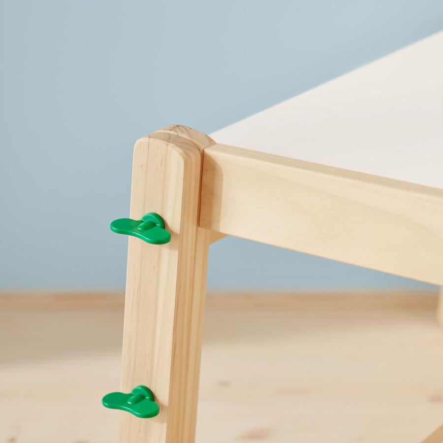 [IKEA/イケア/通販]FLISAT フリサット 子ども用ベンチ, 高さ調節可能/グリーン[D](70609179)_5