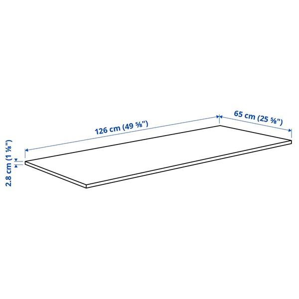 [IKEA/イケア/通販]EKBACKEN エークバッケンワークトップ, グレーベージュ ストーン調/ラミネート,126x……[I](70609221) |  | 03