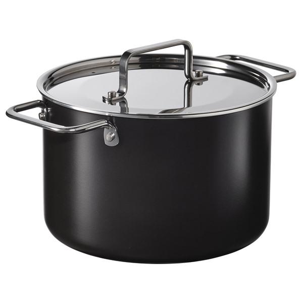 [IKEA/イケア/通販]GULDORING グルドーリング鍋 ふた付き, こびりつき防止加工 ステンレススチール/ブ……[B](70609462) | 