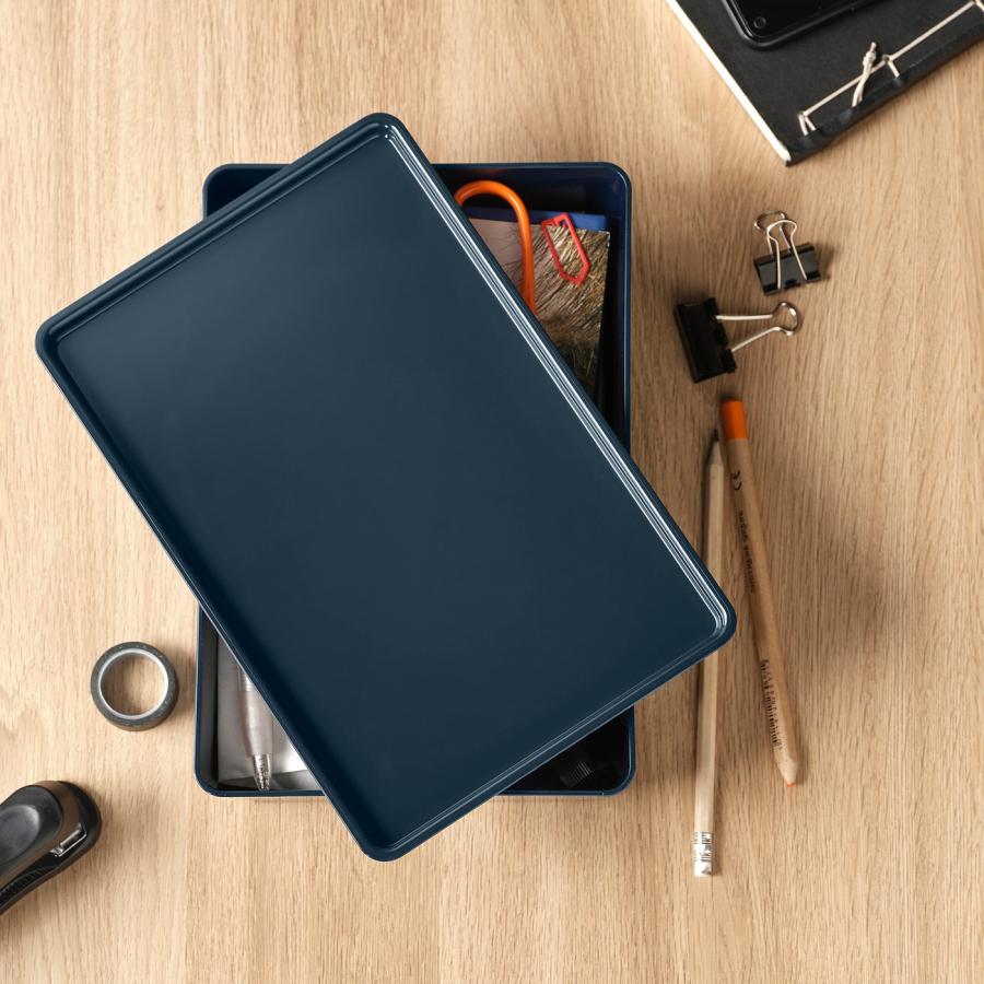 [IKEA/イケア/通販]KUGGIS クッギス ふた, ブラックブルー, 18x26 cm[A](70610192) |  | 01