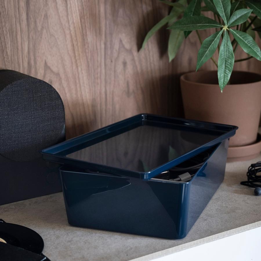 [IKEA/イケア/通販]KUGGIS クッギス ふた, ブラックブルー, 18x26 cm[A](70610192) |  | 02