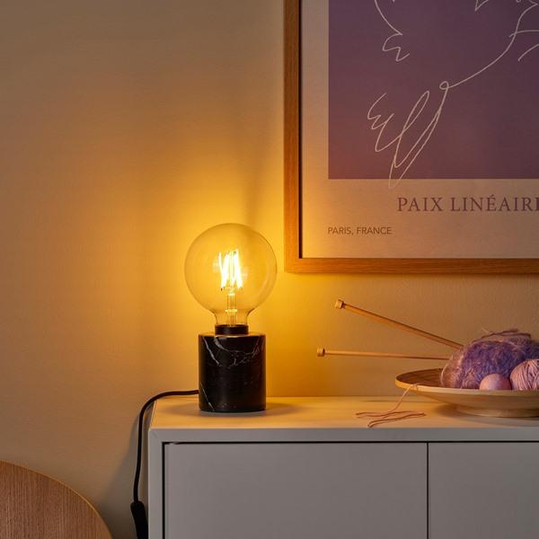 [IKEA/イケア/通販]LUNNOM ルッノムLED電球 E26 810ルーメン, 調光可能/球形 クリアガラス,125 mm[A](70614859) |  | 01