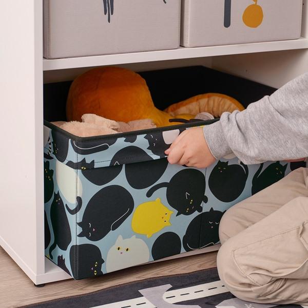 [IKEA/イケア/通販]SKAJARE スコーヤレボックス, ブラック/ブルー,53x37x26 cm[B](70618555) |  | 03