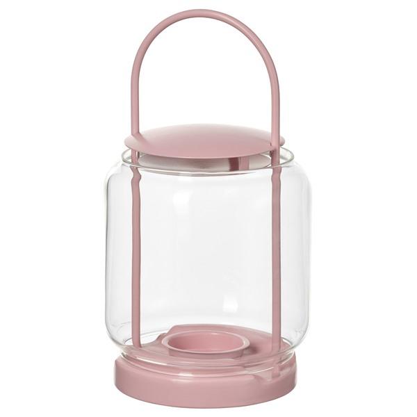 [IKEA/イケア/通販]TOFSAND トフサンドティーライト用ランタン 室内/屋外用, ピンク,21 cm[A](70619630) | 