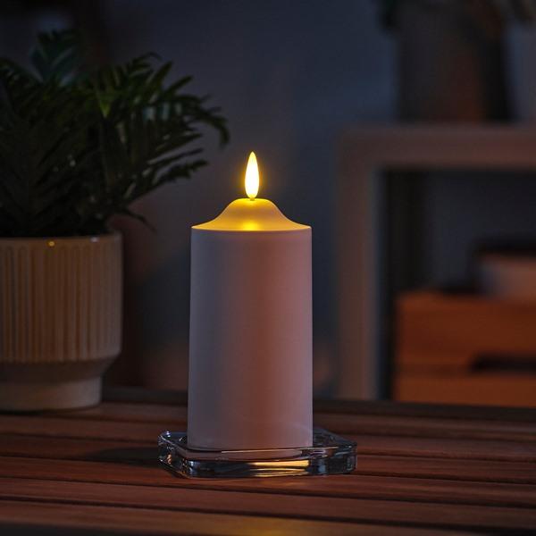 [IKEA/イケア/通販]SMALOM スモーロムLEDピラーキャンドル, 電池式 ホワイト,14 cm[A](70619786) |  | 03