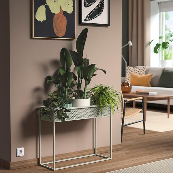 [IKEA/イケア/通販]BLAKRAKA ブロクローカプラントスタンド, 室内/屋外用/ライトグレーベージュ,59 cm[D](70626782) | 