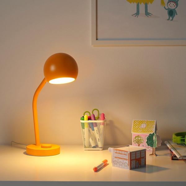 [IKEA/イケア/通販]KORVSNORE コルブスノーレLED照明 デスク用, 調光可能/オレンジ[B](70628700) |  | 01