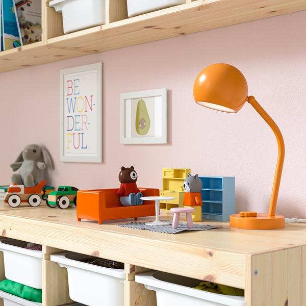 [IKEA/イケア/通販]KORVSNORE コルブスノーレLED照明 デスク用, 調光可能/オレンジ[B](70628700) |  | 02