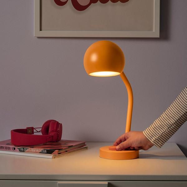[IKEA/イケア/通販]KORVSNORE コルブスノーレLED照明 デスク用, 調光可能/オレンジ[B](70628700) |  | 03