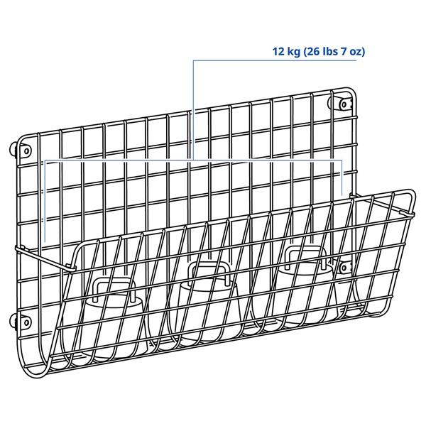 [IKEA/イケア/通販]GREJIG グレイグウォールポケット, ブルー,58x17x28 cm[D](70633495) |  | 04