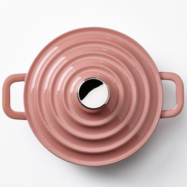 [IKEA/イケア/通販]VARDAGEN ヴァルダーゲン鍋 ふた付き, 鋳物ホーロー ライトピンク,2.5 l[B](70650362) |  | 06