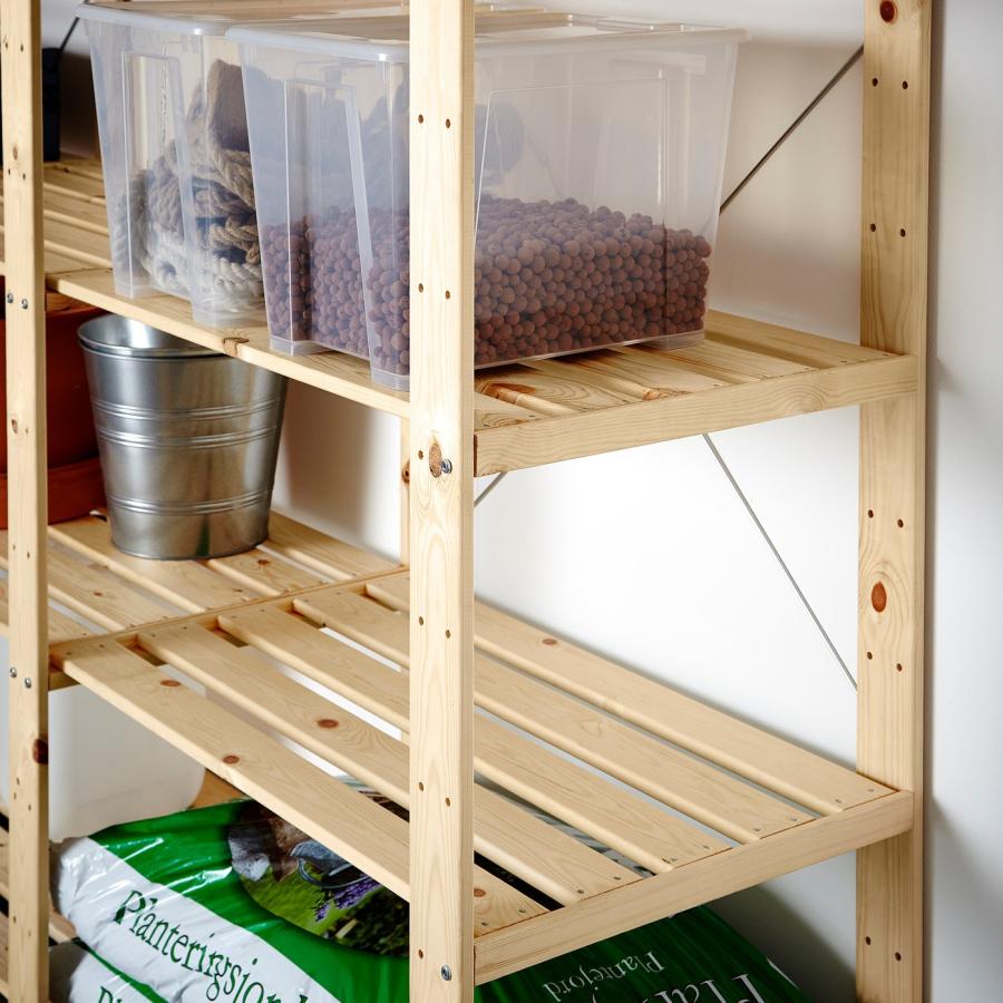 [IKEA/イケア/通販]HEJNE ヘイネ 3セクション/棚板, ソフトウッド, 230x50x171 cm[15](79031409) |  | 03