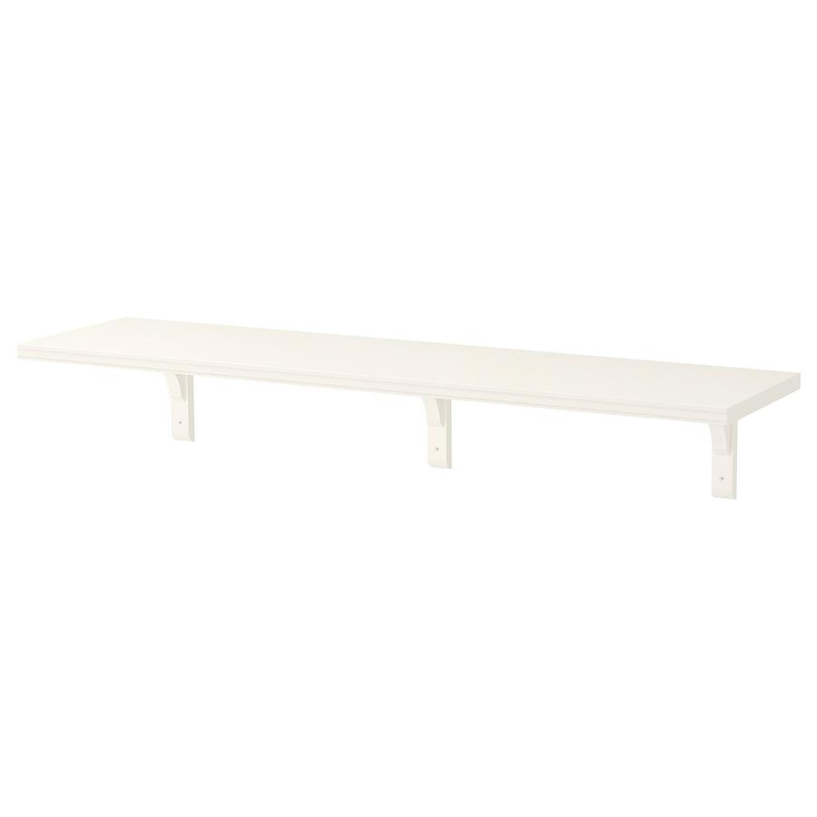 [IKEA/イケア/通販]BERGSHULT ベリスフルト / RAMSHULT ラムスフルト ウォールシェルフ, ホワイト, 120x30 cm[4](79290624) | 