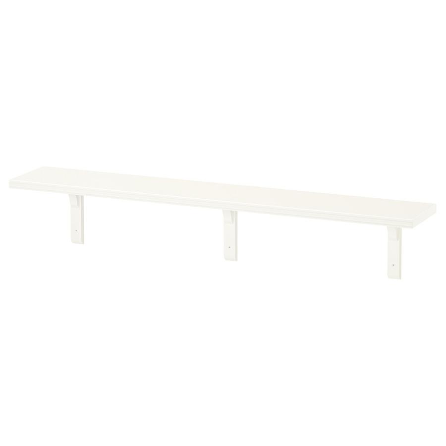 [IKEA/イケア/通販]BERGSHULT ベリスフルト / RAMSHULT ラムスフルト ウォールシェルフ, ホワイト, 120x20 cm[4](79325478) | 