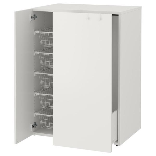 【IKEA/イケア/通販】SMASTAD スモースタード ワードローブ プルアウトユニット付き, ホワイト,…[15](79389012) | 