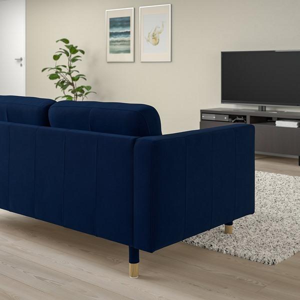 [IKEA/イケア/通販]LANDSKRONA ランズクローナ 2人掛けソファ, ジューパルプ ダークブルー/ウッド[AA](79415817) |  | 01